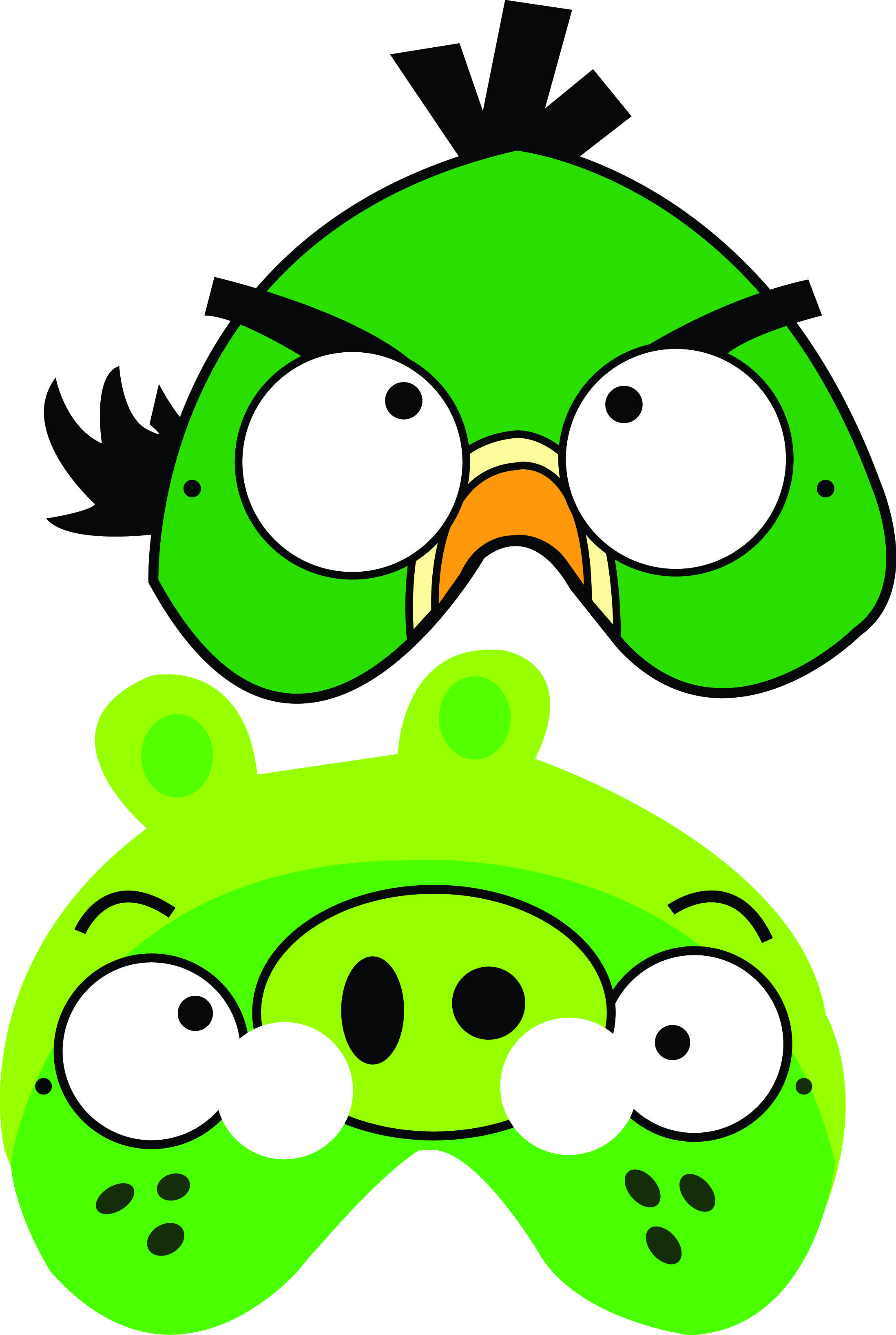 2197x3274 Free Angry Birds Printable Masks Angry Birds