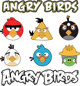 279x300 Angry Birds Logo Vectors Free Download