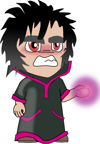 414x593 Sorcerer Clip Art Free Vector 4vector