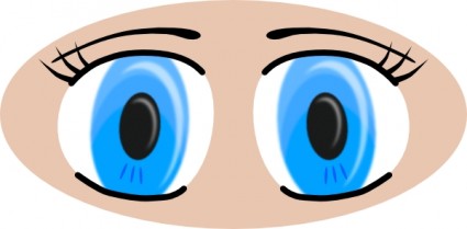 425x209 Anime Eyes Clip Art Vector Clip Art Free Vector Free Download