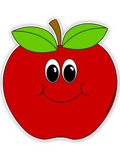 236x326 Smiling Apple Clipart