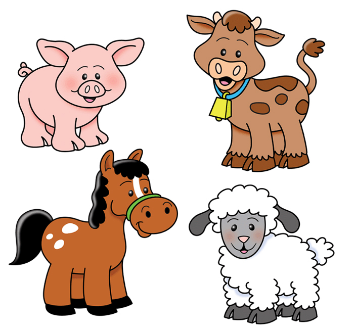 700x655 Adorable Baby Farm Animals Clip Art And Free Clipart Farm Animals
