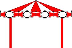 236x156 Free Clip Art Of A Colorful Carousel With Cute Ponies Sweet Clip