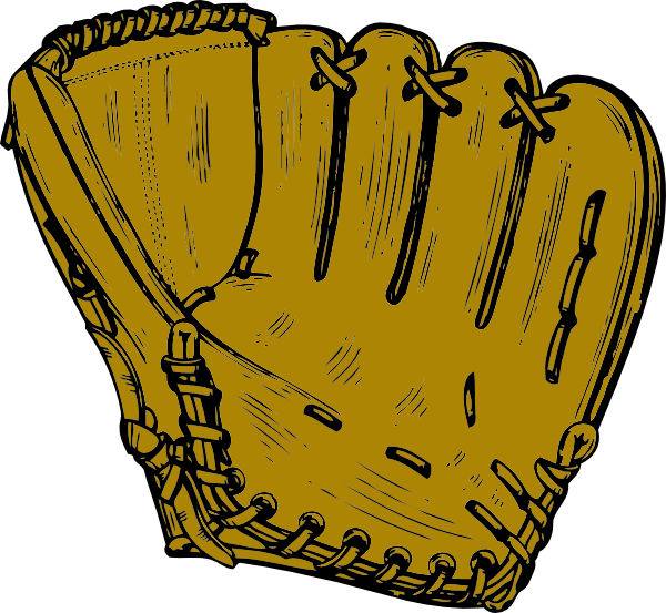 600x553 Baseball Glove Clip Art Free Vector 4vector