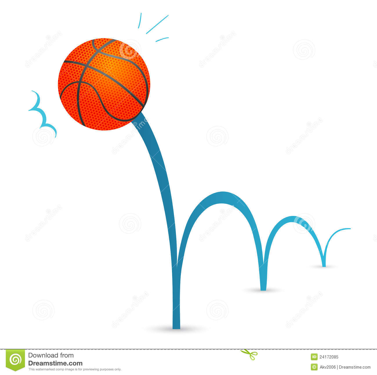1300x1294 Bouncing Basketball Clipart