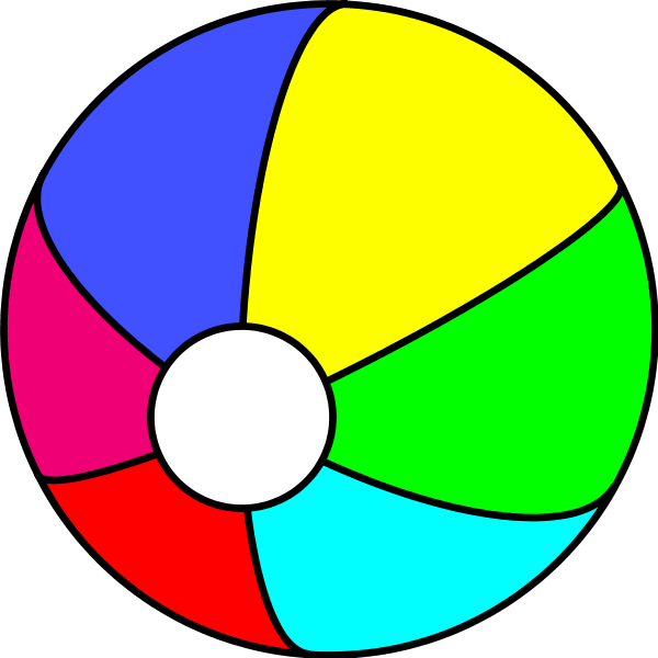 600x600 Most Interesting Beach Ball Clipart Clip Art Royalty Free Gograph