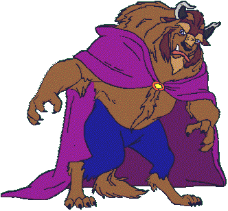 332x308 Image Of Beauty And The Beast Clipart