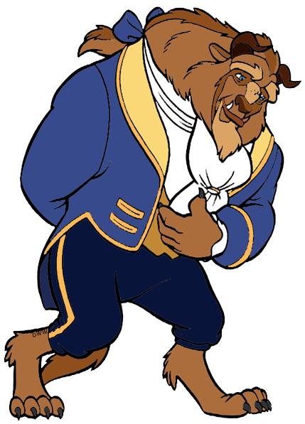 429x597 The Beast And The Prince Clip Art Disney Clip Art Galore