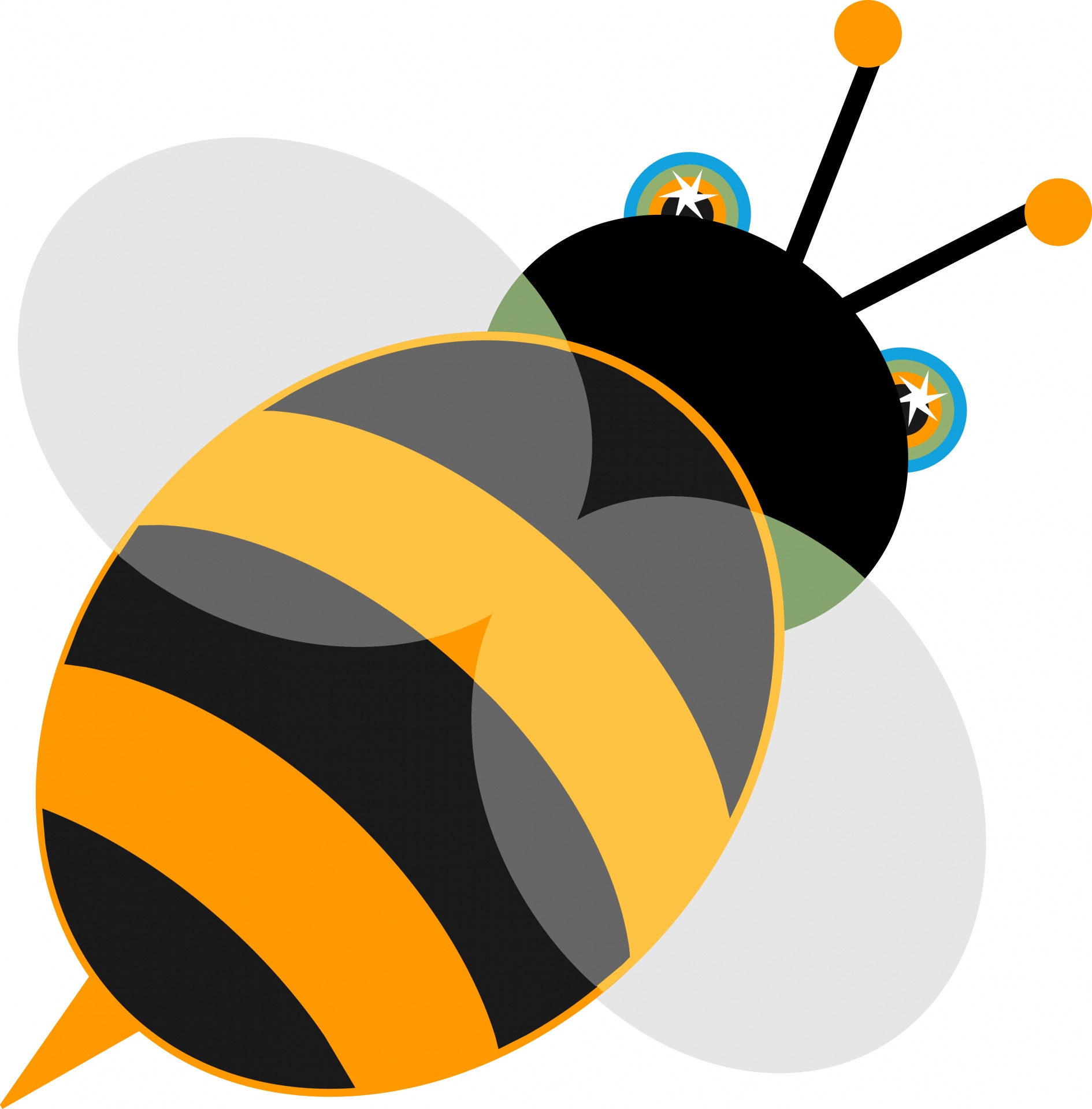 1890x1920 Free Bee Clipart