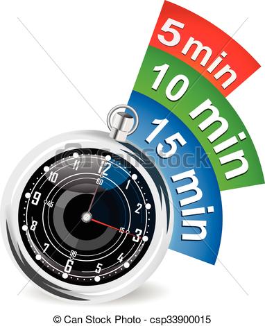 382x470 Stopwatch With Bookmark Vector Illustration In Eps 10 Vector Clip