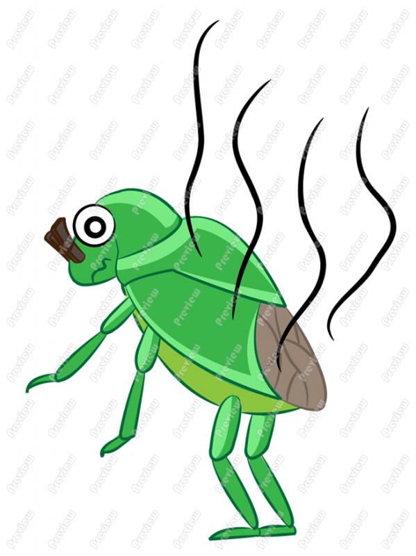599x800 Stink Bug Character Clip Art