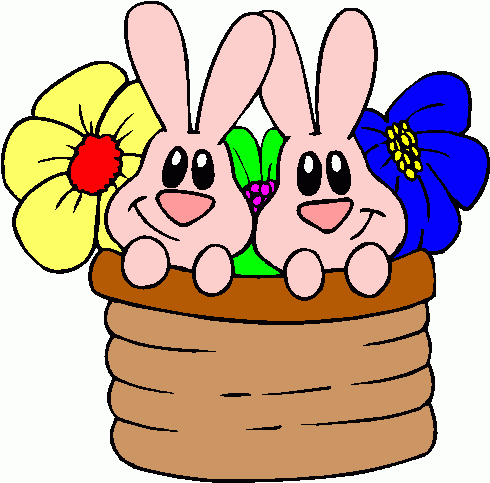 490x483 Clipart Bunnies Clipartmonk
