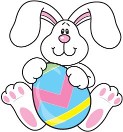 246x265 Easter Bunny With Eggs Clipart Merry Christmas And Happy New
