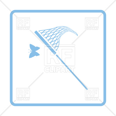 400x400 Butterfly Net Icon Royalty Free Vector Clip Art Image