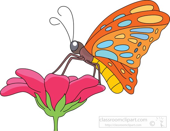550x423 Collection Of Flower And Butterfly Clipart High Quality