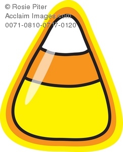 243x300 Piece Of Halloween Candy Corn Royalty Free (Rf) Clip Art Picture