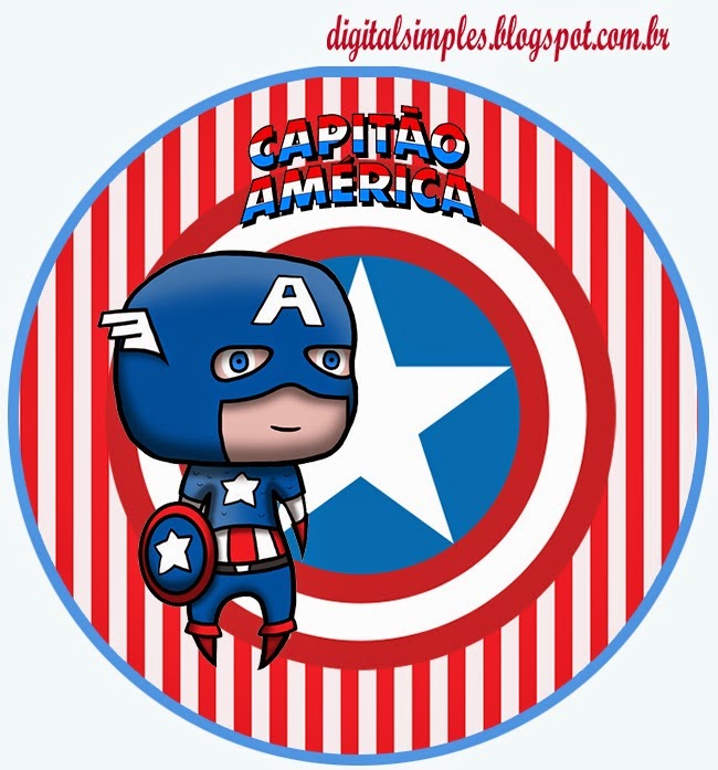 650x697 Captain America Baby Free Printable Kit.