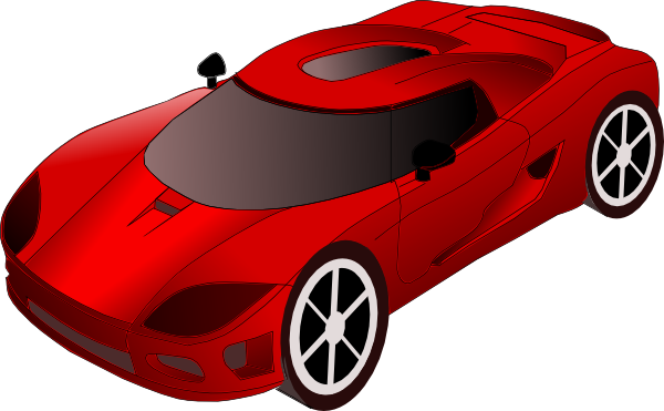 600x371 Sports Car Clip Art