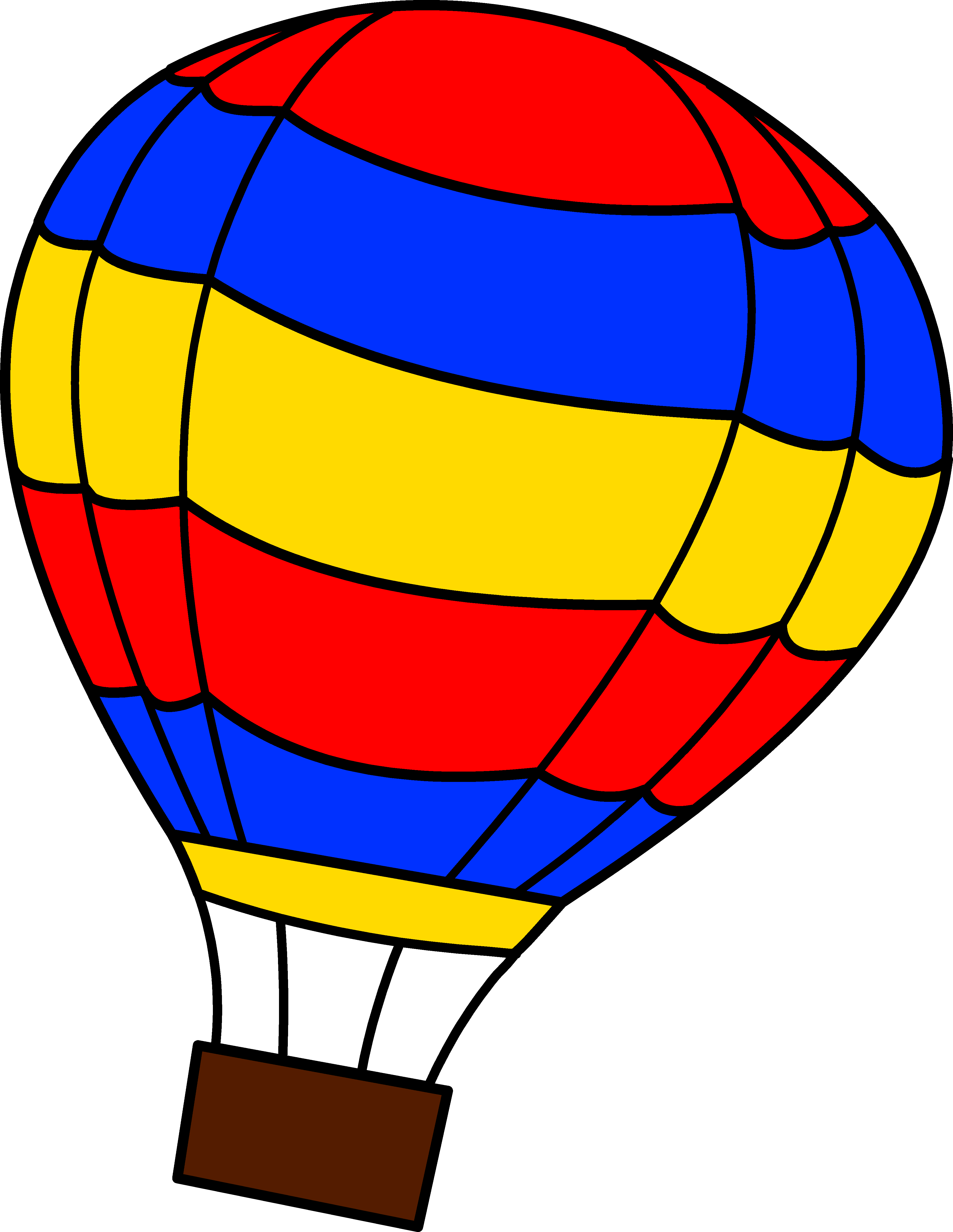 3877x5009 Hot Air Balloon Clip Art Cartoon Clipart Panda