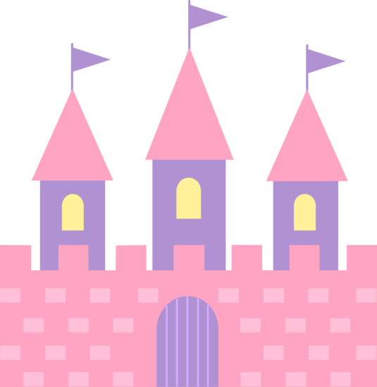 535x550 Cute Pink Princess Castle