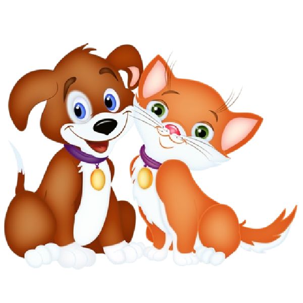 600x600 Pet Clipart Dog And Cat 3781219