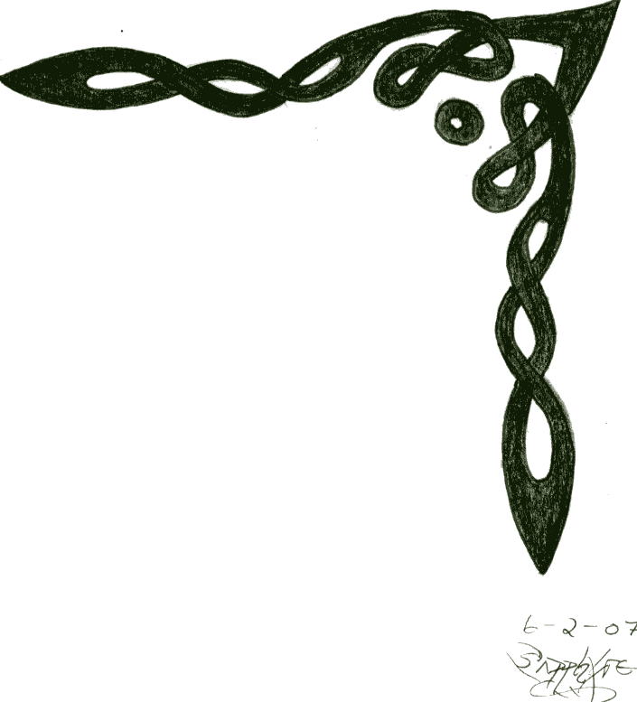705x777 Celtic Knot Corner Clipart