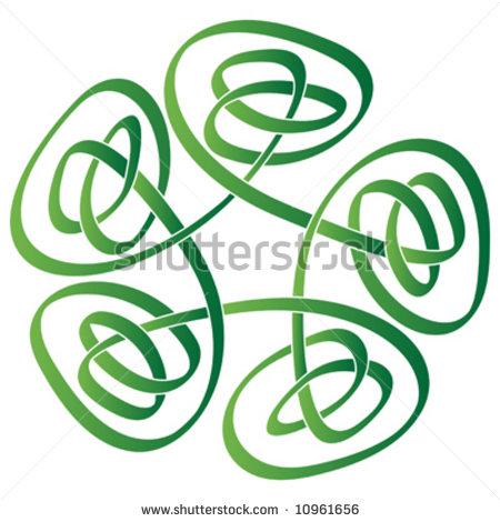 450x470 Celtic Knot Clipart Green