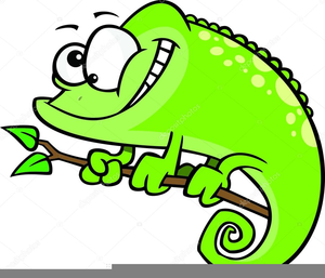 300x257 Animated Chameleon Clipart Free Images