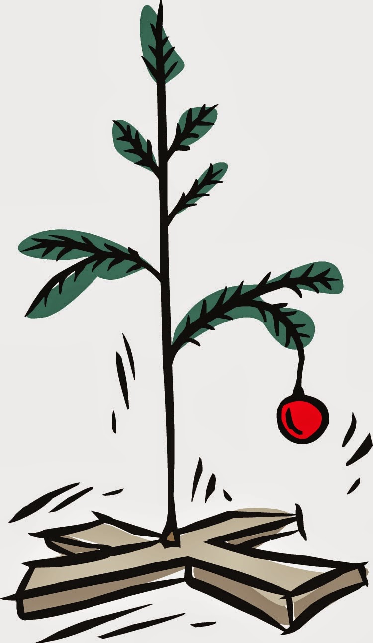 750x1292 Charlie Brown Christmas Tree Clipart