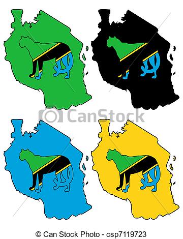 360x470 Cheetah Tanzania Vectors