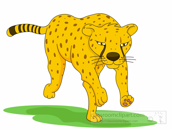 550x415 Free Cheetah Clipart