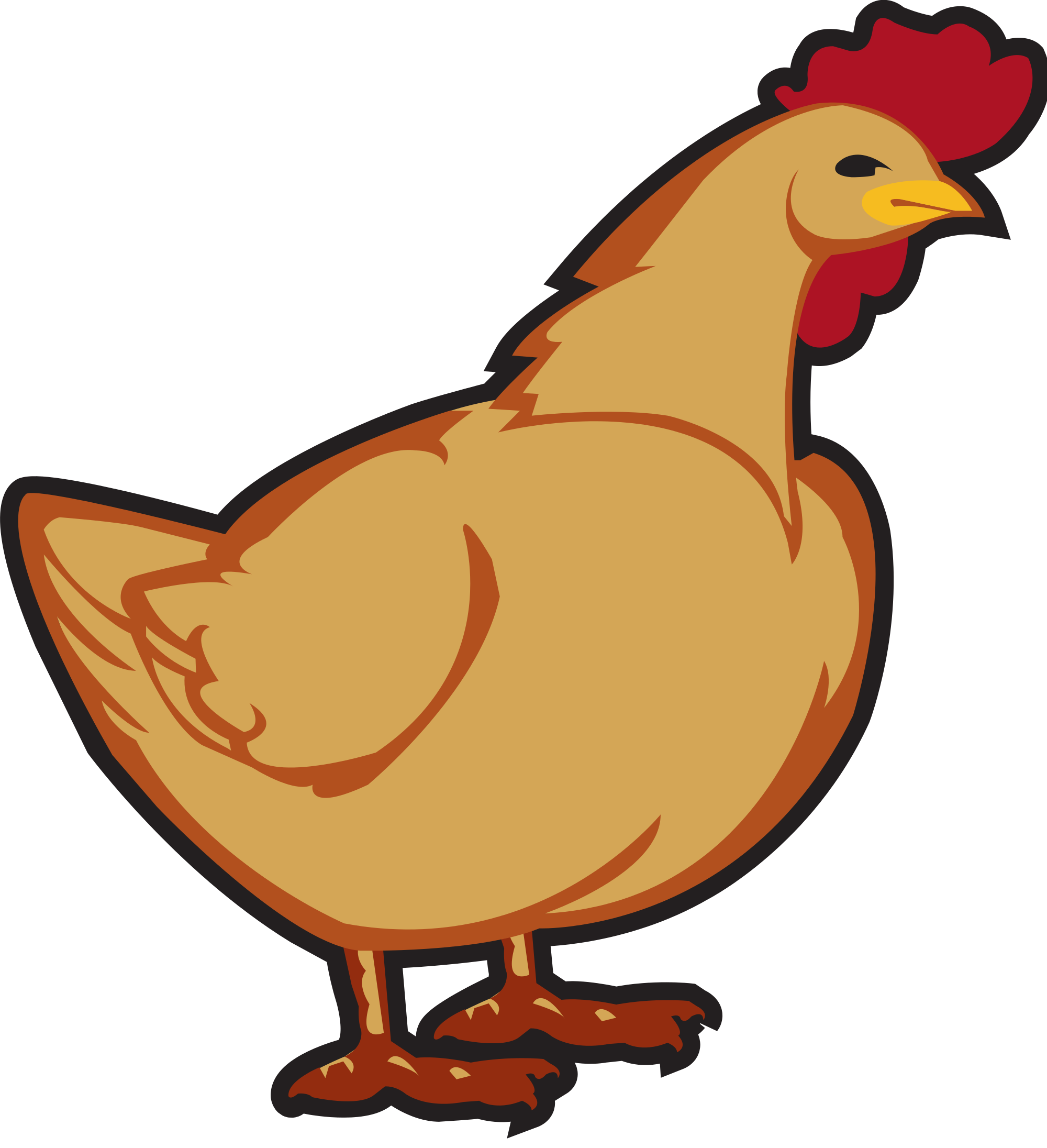 2000x2192 Free Chicken Clipart Clip Art Pictures Graphics Illustrations