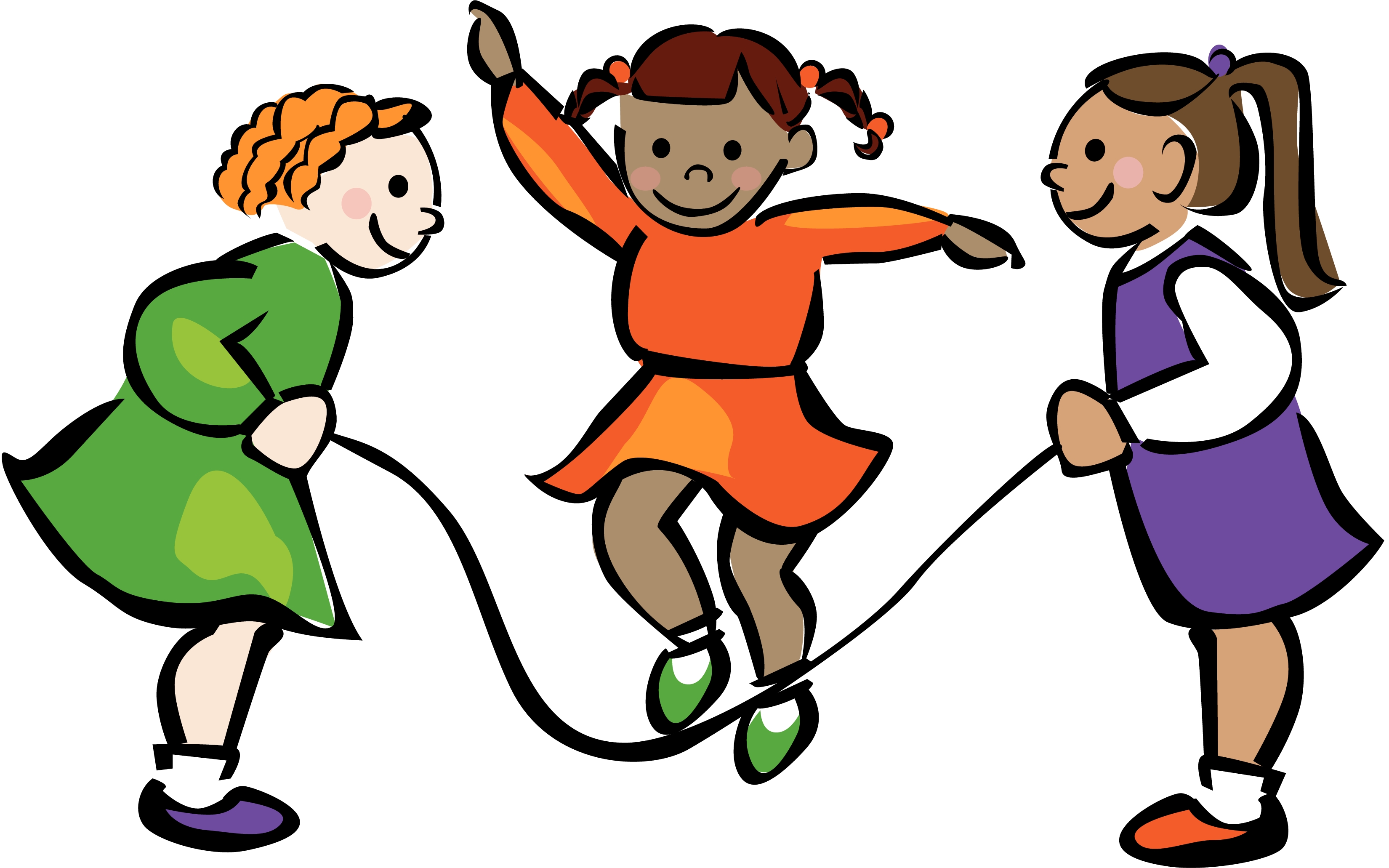 3300x2062 Clipart Girl Jumping Rope Royalty Free Clip Art Image A Little