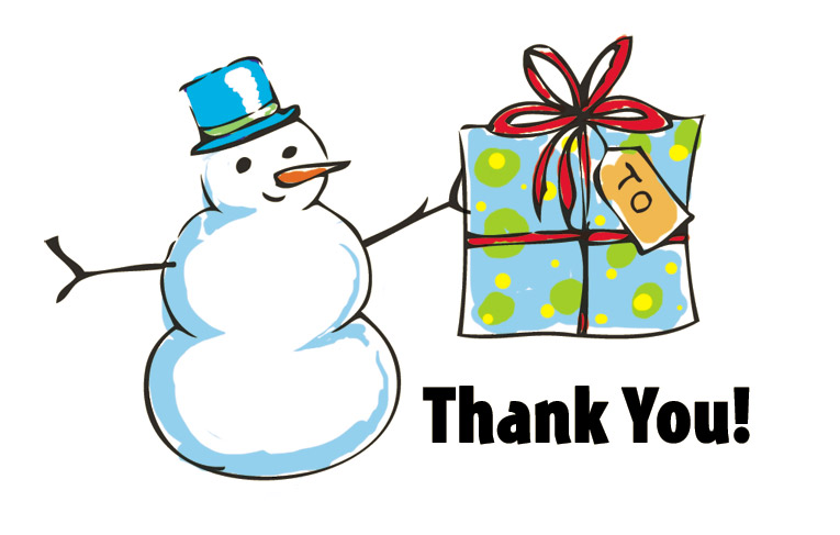 765x487 Christmas Thank You Clipart