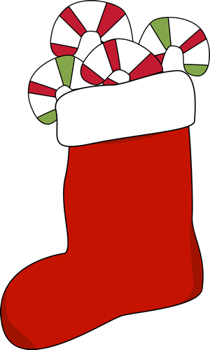300x500 Christmas Stocking Filled With Candy Canes Clip Art Christmas