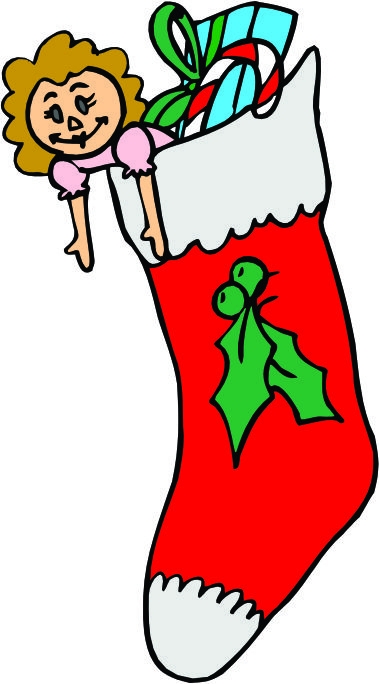 379x684 Cartoon Christmas Stockings