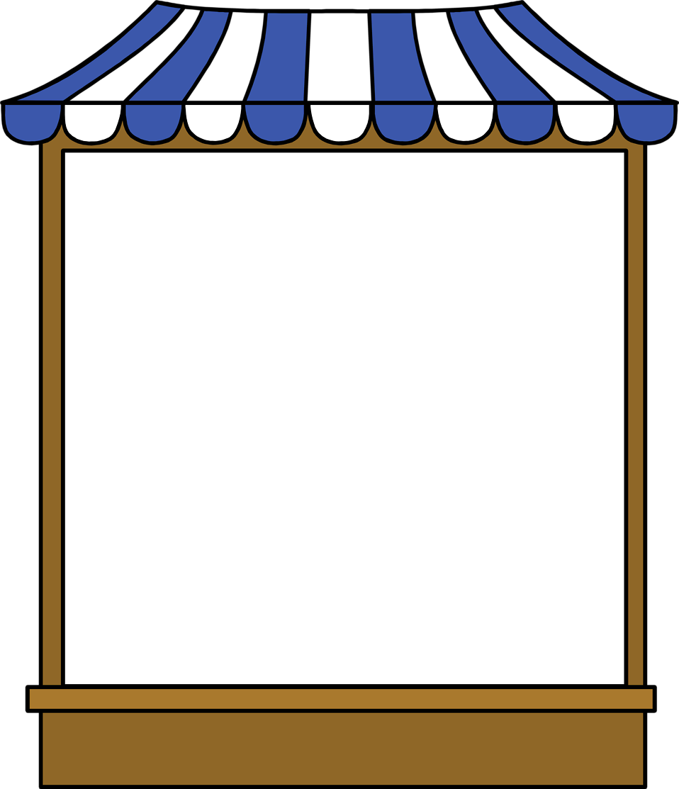 958x1113 Circus Tent Border Clip Art