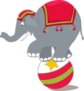 286x307 Circus Elephant Clip Art Clipart