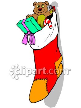 263x350 Christmas Stocking Full Of Toys
