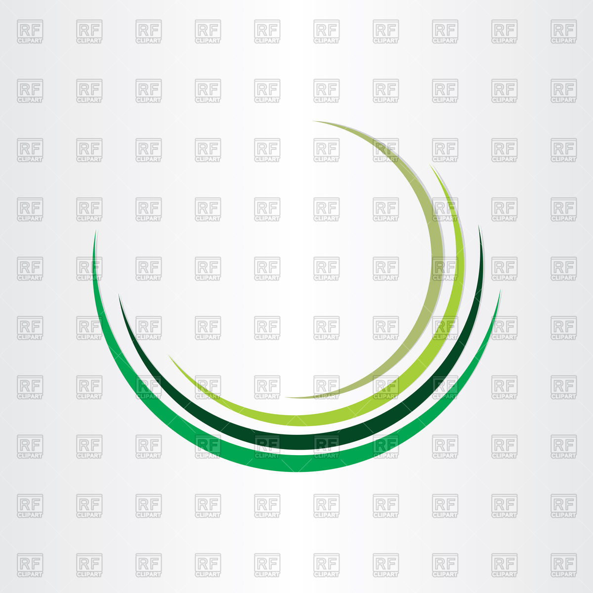 1200x1200 Green Half Circle Design Vector Image Vector Artwork Of Design