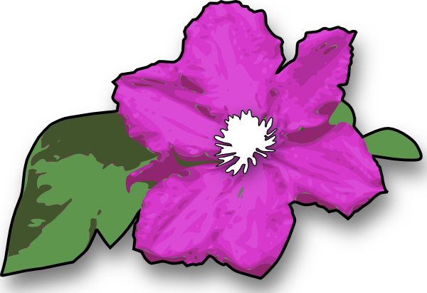 600x411 Flower Clip Art Free Vector 4vector