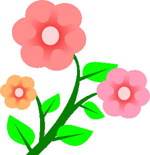300x309 Free Flower Clip Art Graphics Of Flowers For Layouts