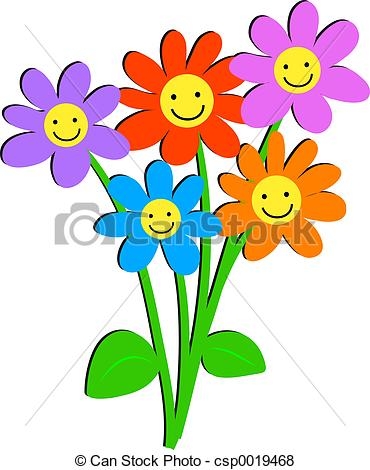 370x470 Happy Flower Clip Art Free