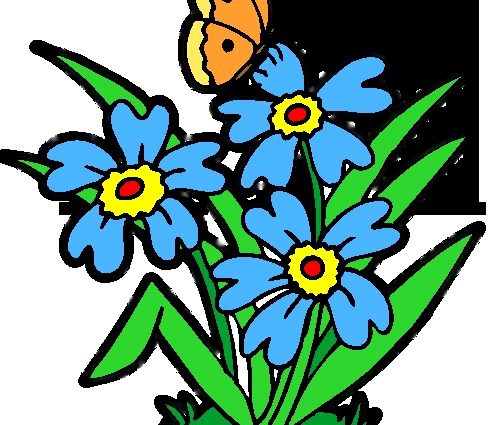 Free Clipart Flowers And Butterflies at GetDrawings | Free download
