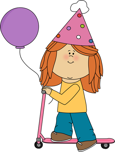 379x500 Birthday Girl Clipart