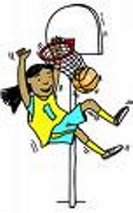 150x239 Pretty Looking Girls Basketball Clip Art Sumptuous Design Ideas