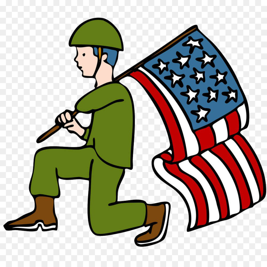900x900 Veterans Day Parade Soldier Clip Art