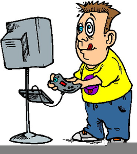 267x300 Playing Computer Games Clipart Free Images