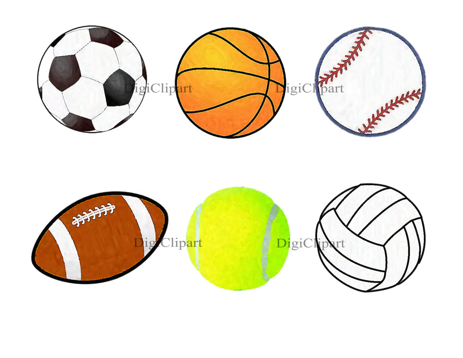 1500x1159 Clip Art Of Ball Games Sport Balls Clipart Many Interesting