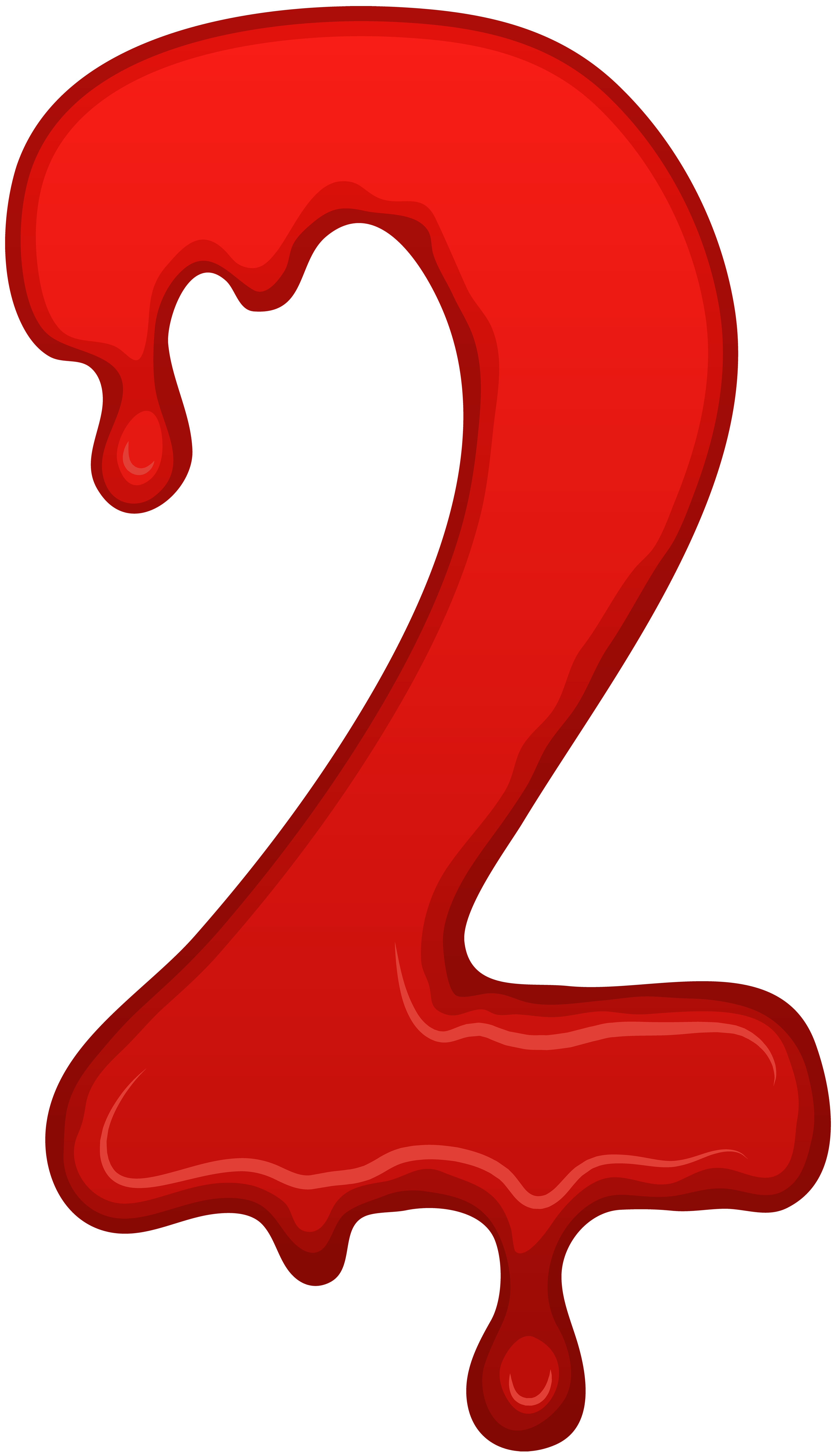 4594x8000 Bloody Number Two Png Clip Art Imageu200b Gallery Yopriceville